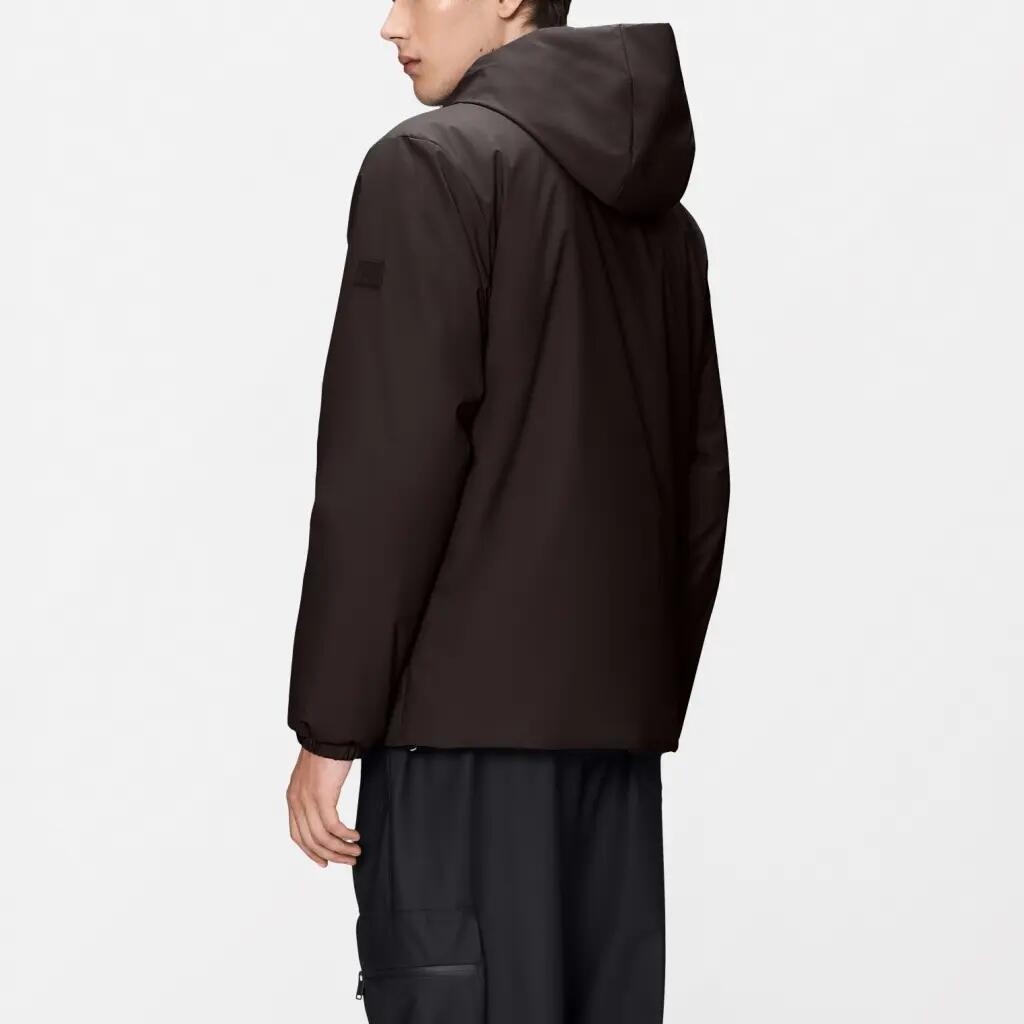 Jaqueta Rains Modelo 15770r Lohja Insulated Jacket Cor Castanho 2/5