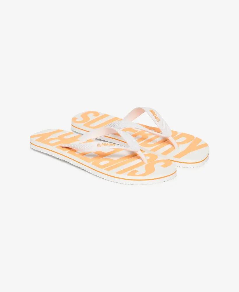 superdry Vintage Flip Flops Weiß – Gummiriemen, Vintage-Stil 2/7