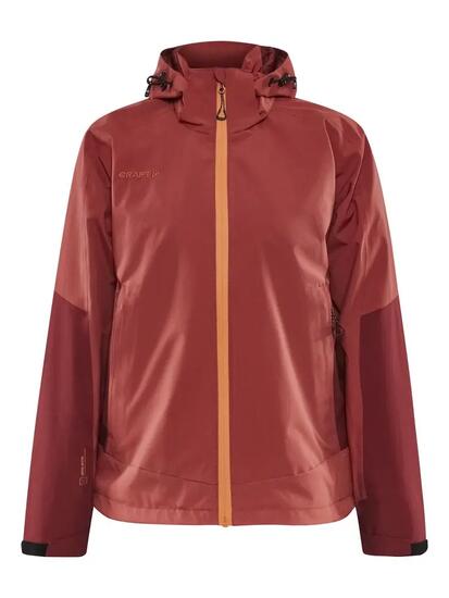 craft CORE Explore Shell Jacket W – Leichte Regenjacke Rust