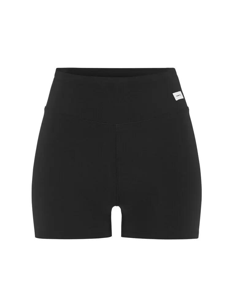 craft Collective Hotpants W — short de training noir, taille haute 2/7