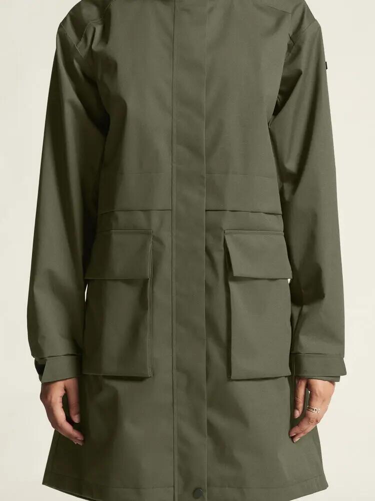 craft Urban Parka W parka impermeável para mulher em poliéster reciclado 7/7