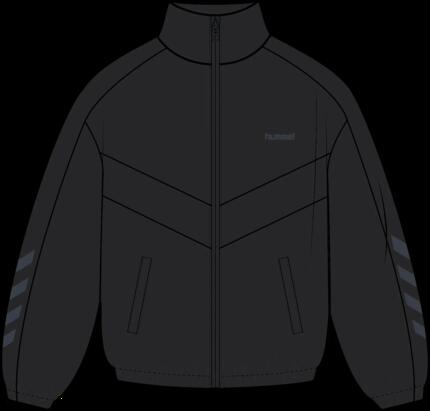 hummel Veste zippée hmlARCHIVE en polyester recyclé NOIR