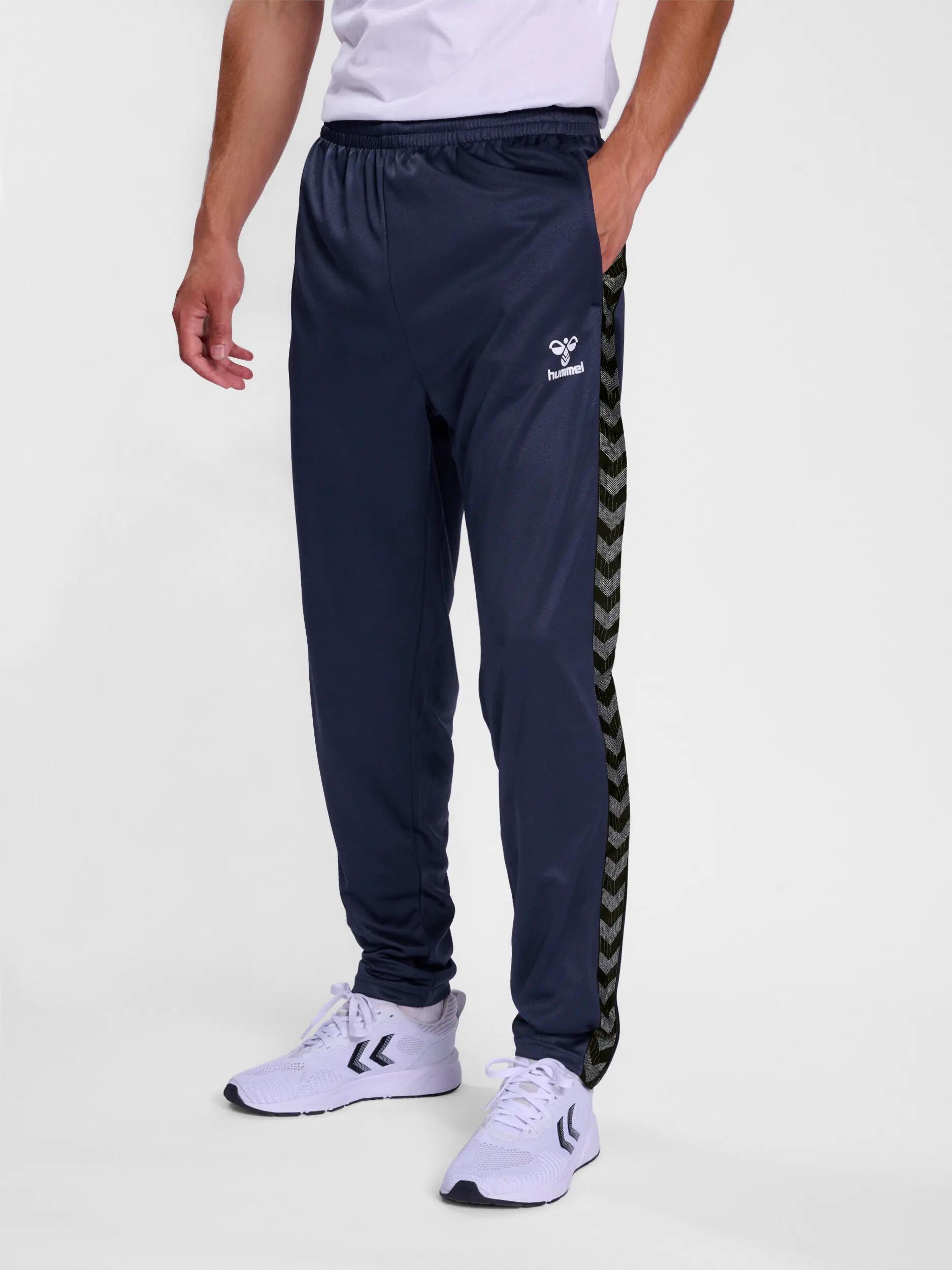 hummel hmlAUTHENTIC PL PANTS pantaloni uomo in poliestere - MARINE 6/7