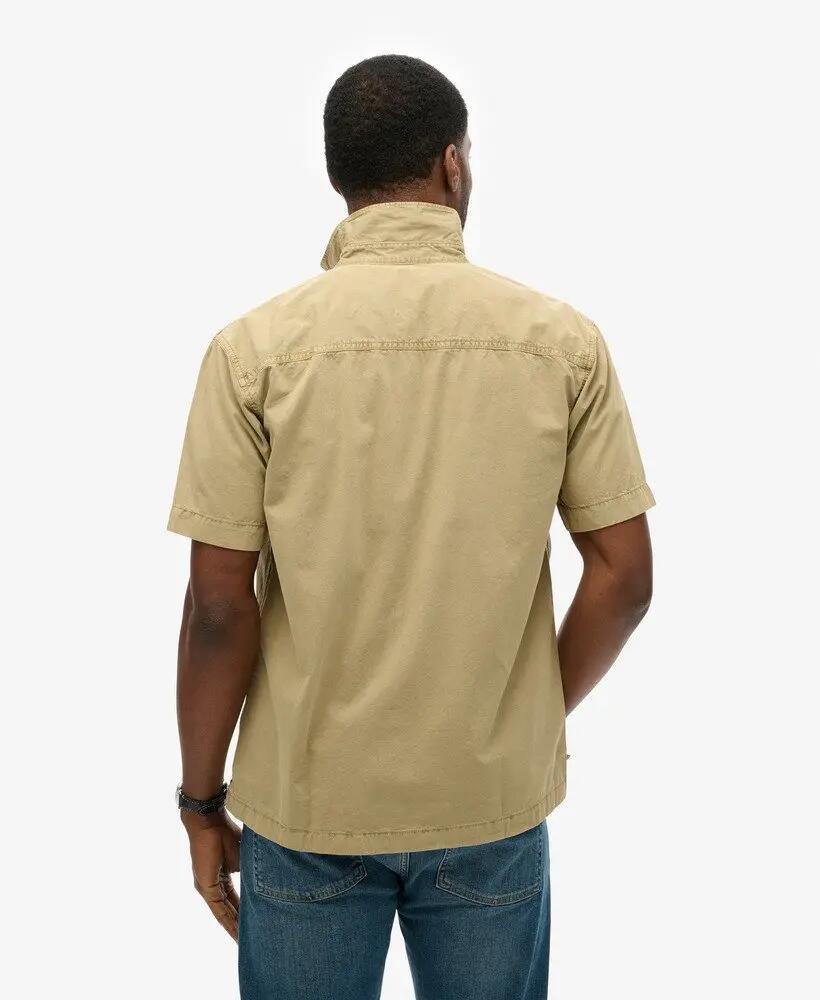 superdry Military Short Sleeve Shirt – 100% biologisch katoen, relaxed fit 4/5