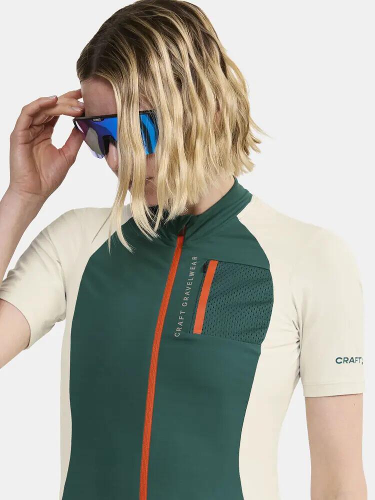 craft Maillot ADV Gravel SS pour femme – tissu stretch résistant 4/7