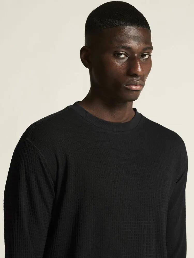 craft Wool Waffle RN M — Camisola homem waffle em lã merino e lyocell 6/7