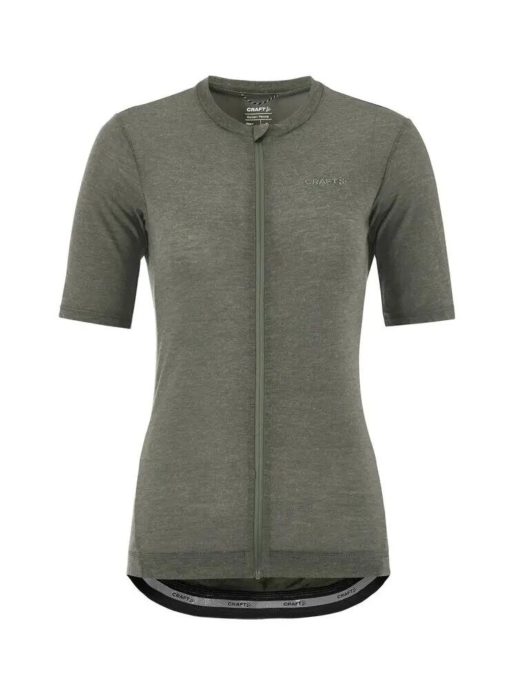 craft Everyday Wool SS Jersey W – Leaf/Melange, korte mouw 2/7
