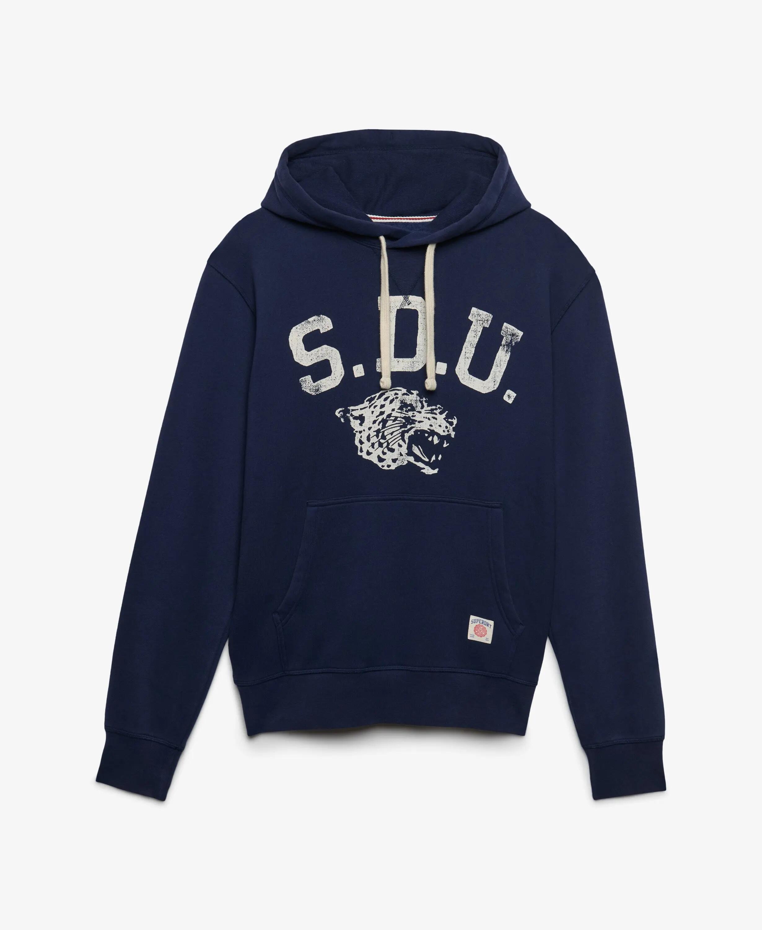 superdry Athletic Essentials Hoodie – Sweater com Capuz Loose Fit 6/6
