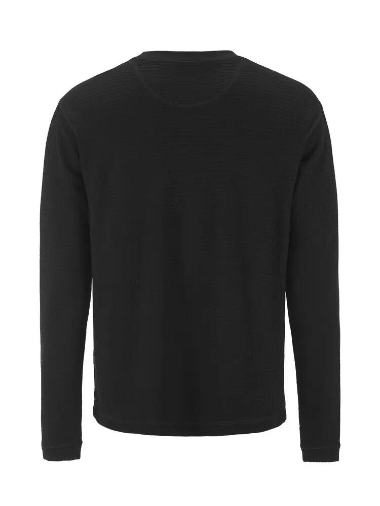 craft Wool Waffle RN M — Camisola homem waffle em lã merino e lyocell 2/7