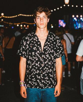 Superdry short sleeve beach shirt linnenmix – draconic navy