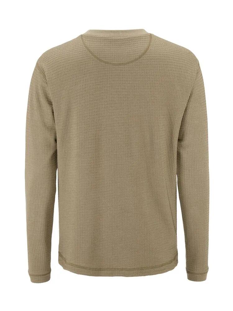 craft Wool Waffle RN M — T-shirt manga comprida em lyocell e lã 2/7