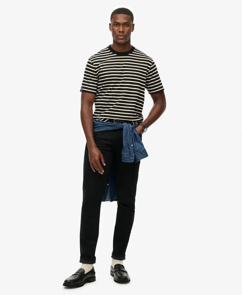 superdry The Merchant Store Camiseta a rayas – 100% algodón orgánico 3/5