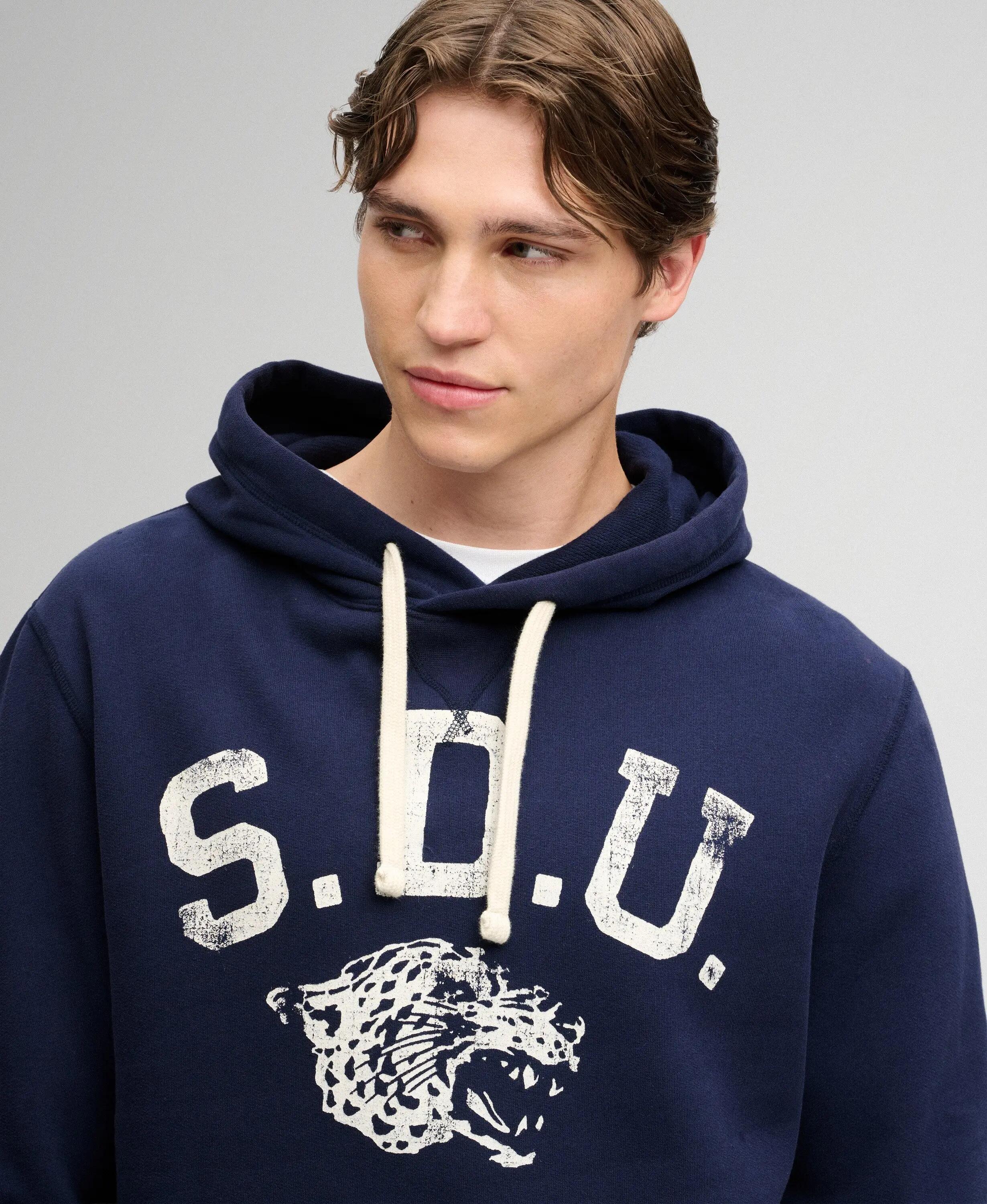 superdry Athletic Essentials Hoodie – Sweater com Capuz Loose Fit 4/6