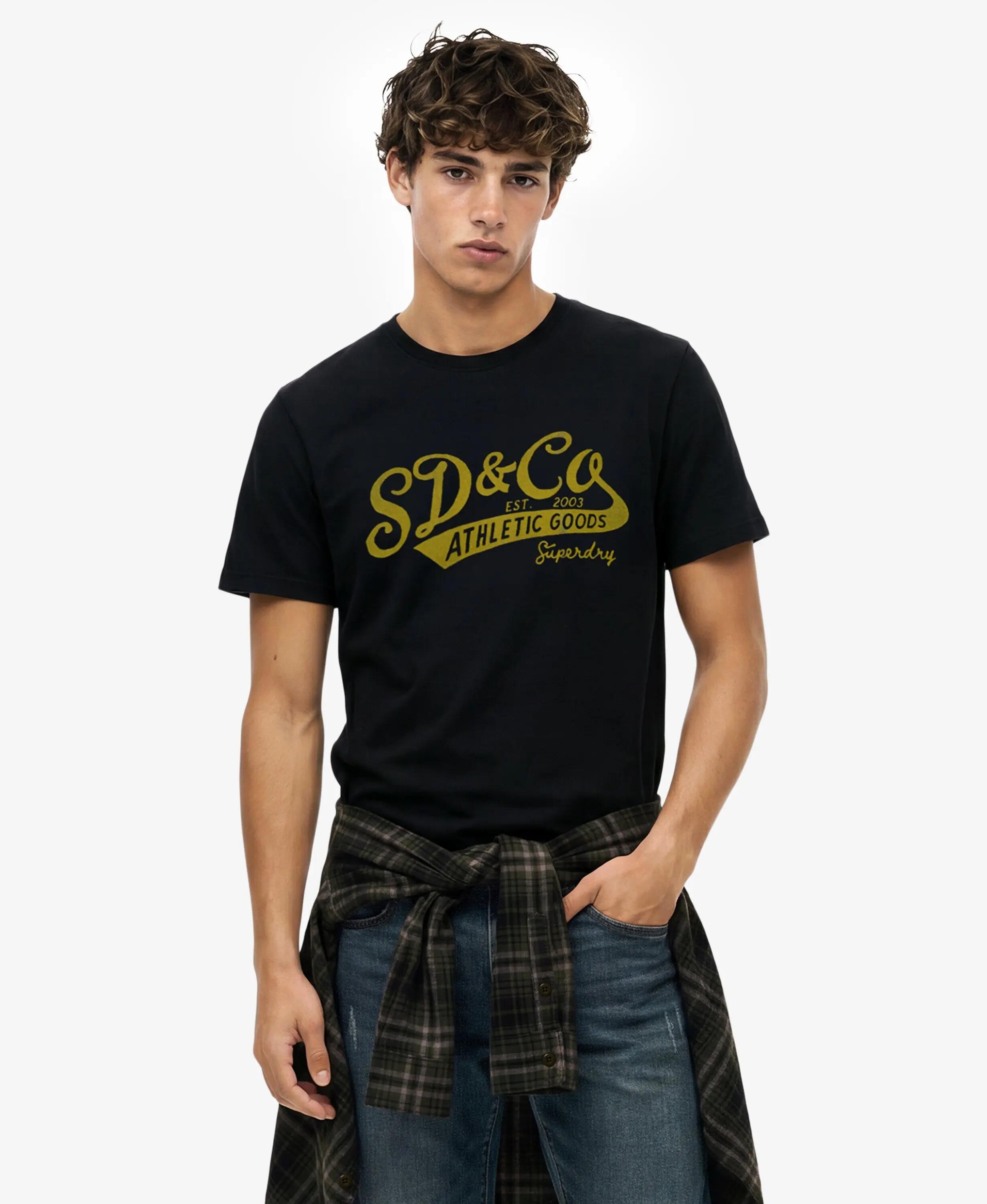superdry Vintage Script T-shirt – vestibilità Relaxed, 100% cotone, stampa 2/7