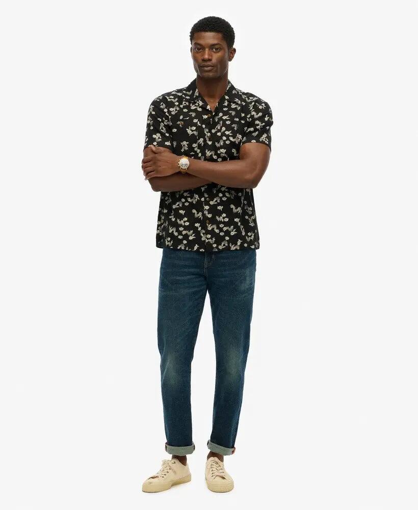 superdry Kurzarm Beach Hemd aus Leinenmischung 4/7