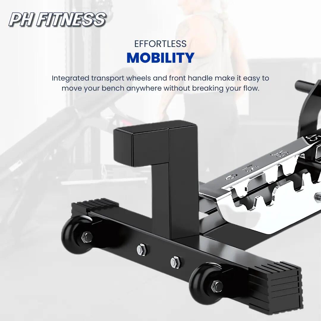 Panca regolabile PRO380 200 kg+ | PH Fitness 6/7