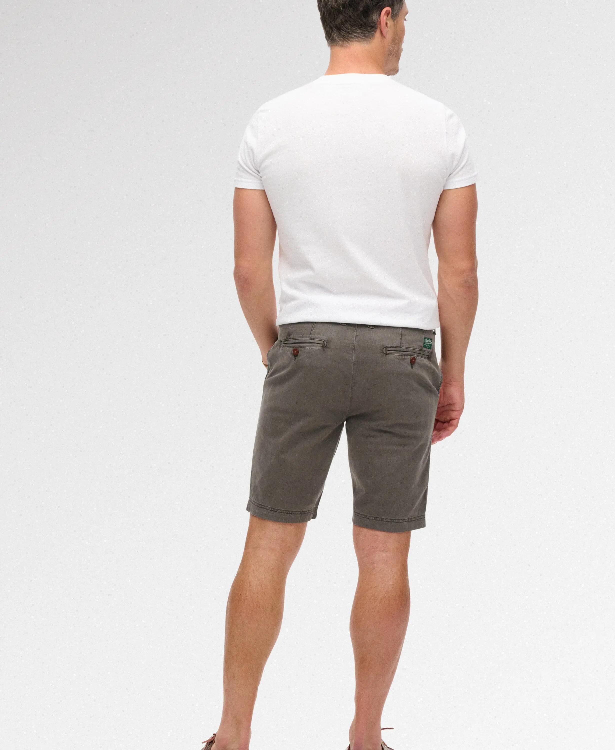 superdry Vintage International Chino Shorts slim fit en coton extensible 4/6