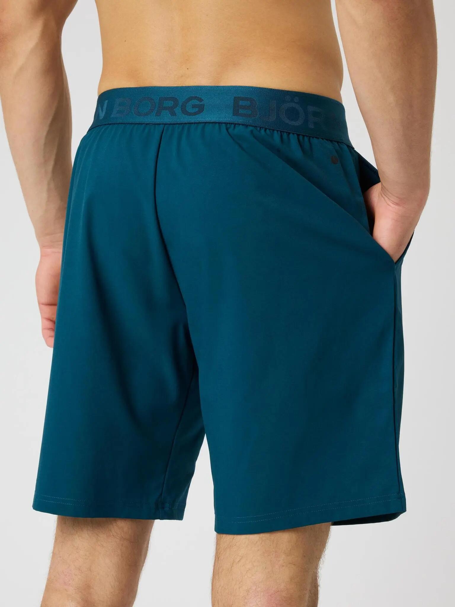 bjorn_borg BORG 9" SHORTS van gerecycled polyester – REFLECTING POND 2/4