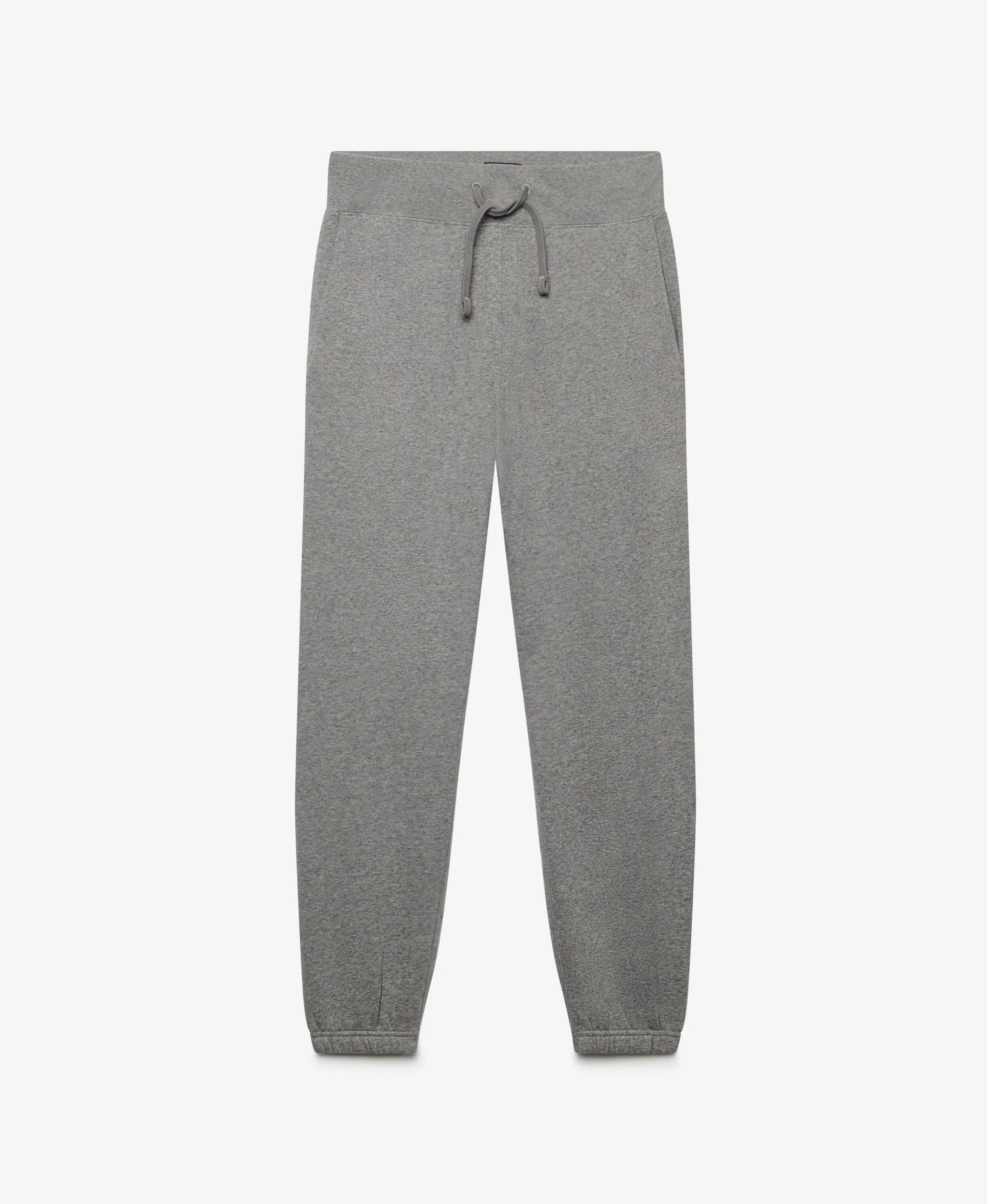 superdry Calças Jogger Essential Company Logo – Slim fit, Dark Vintage Grey Marl 7/7