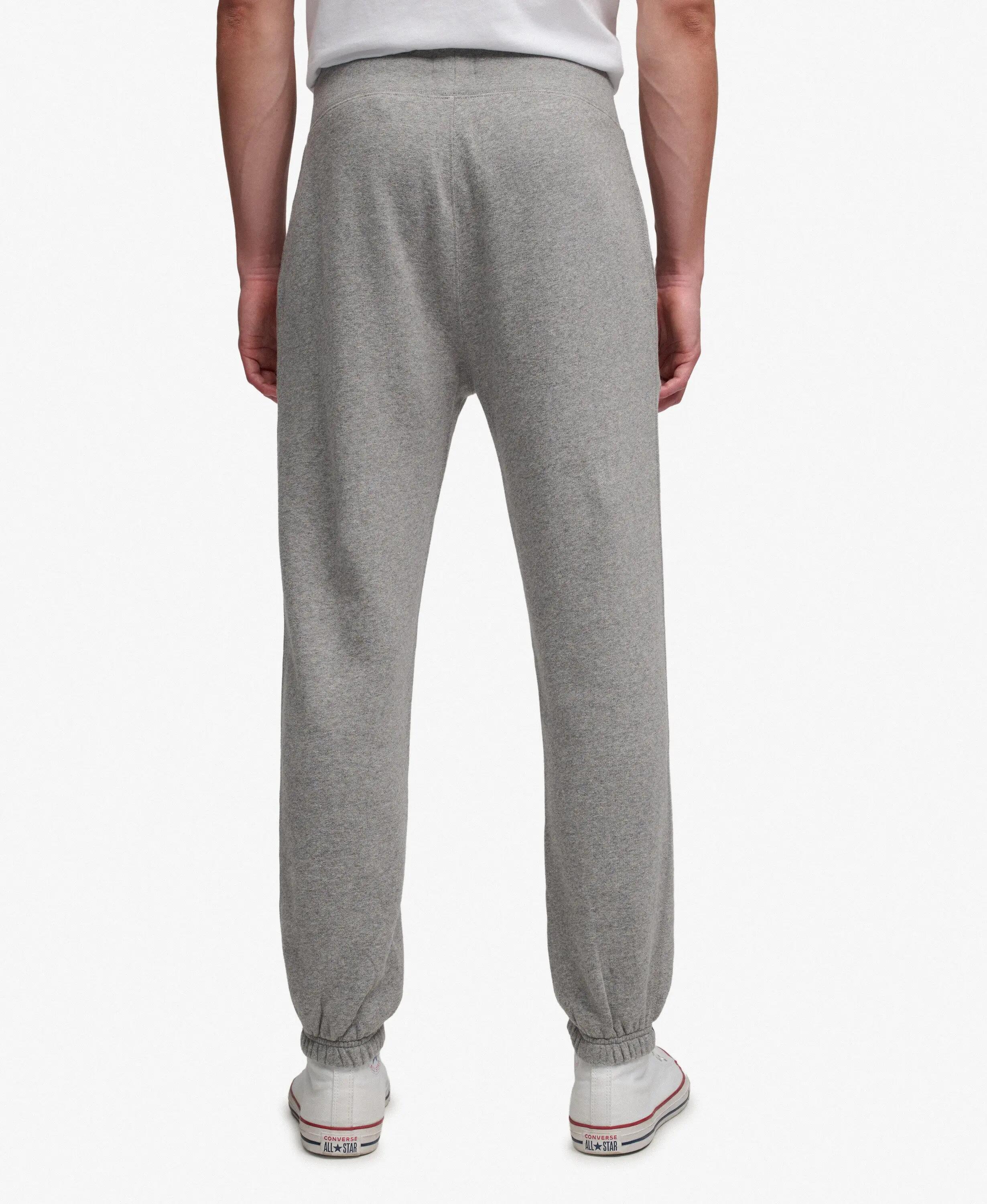 superdry Calças Jogger Essential Company Logo – Slim fit, Dark Vintage Grey Marl 4/7