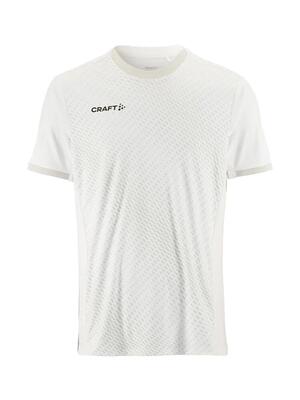 Craft evolve 2.0 graphic jersey m – licht shirt met toon-op-toon print – white