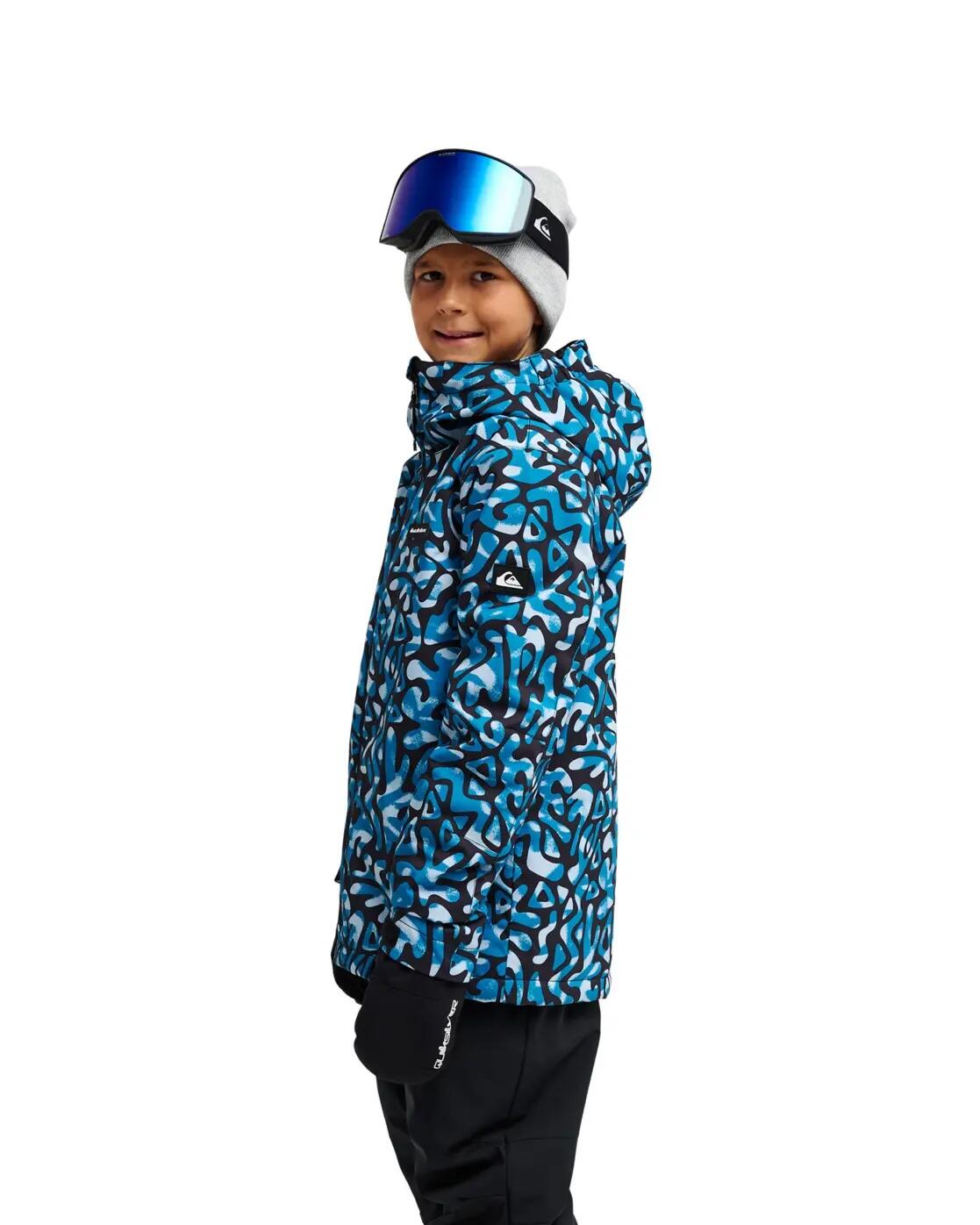 Chaqueta técnica de snow MISSION PRINTED 10K Azul Niño 4/4