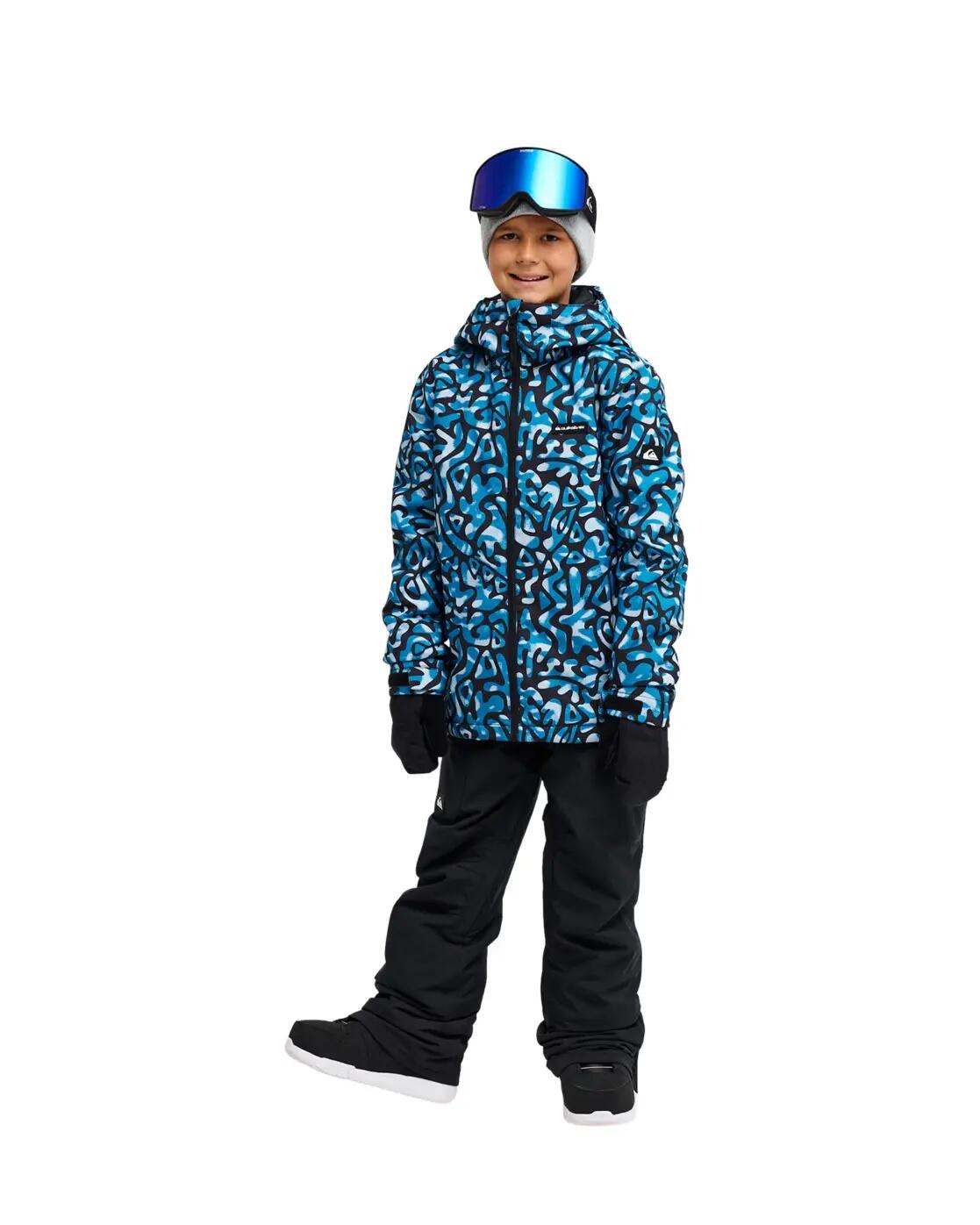 Chaqueta técnica de snow MISSION PRINTED 10K Azul Niño 3/4