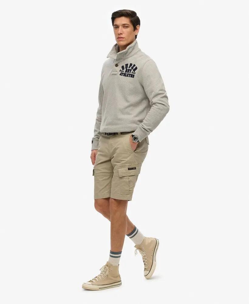 superdry Organic Cotton Core Cargo Shorts – corte relaxed – STONE WASH 2/7