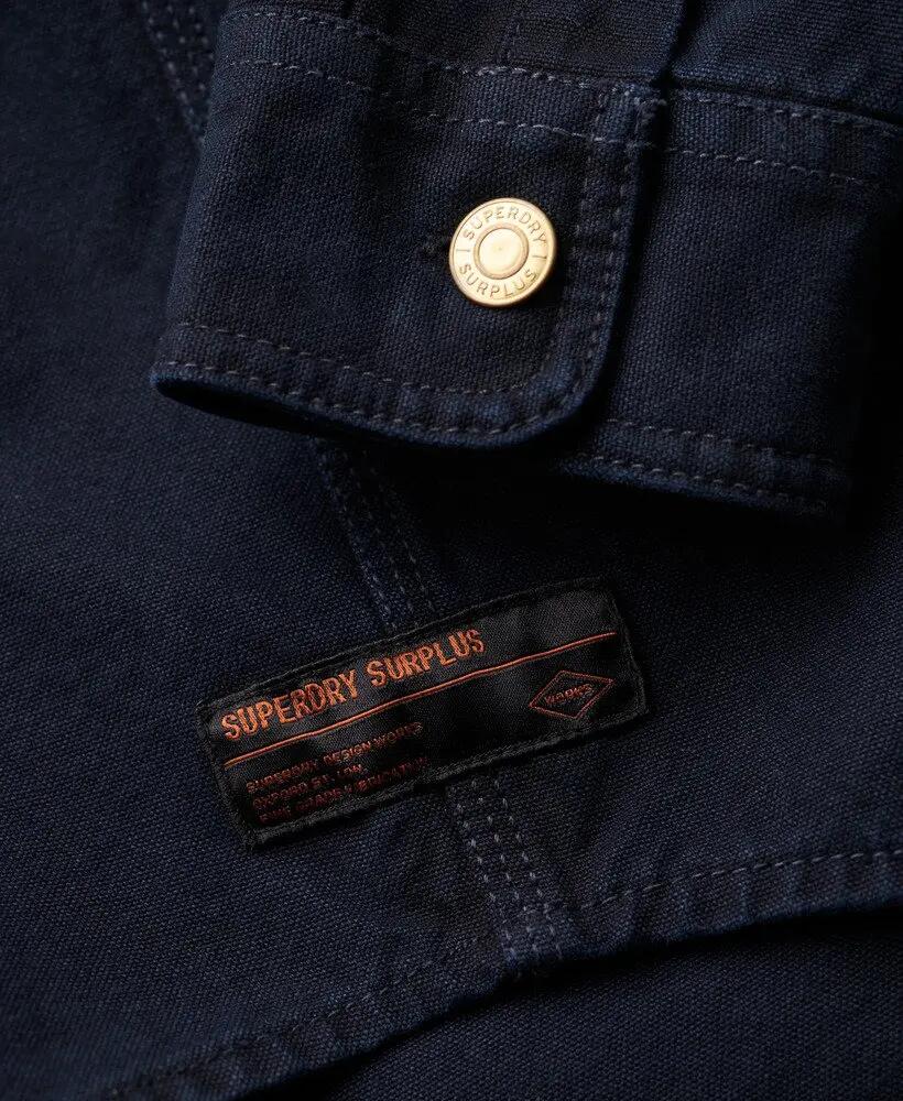 superdry Surplus Canvas Overshirt in cotone 6/7