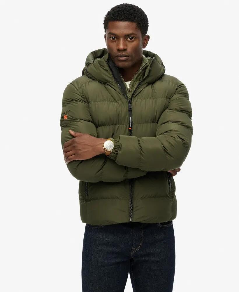 superdry Gewatteerde Jack met Capuchon - Gerecycled Polyester en DWR 5/7