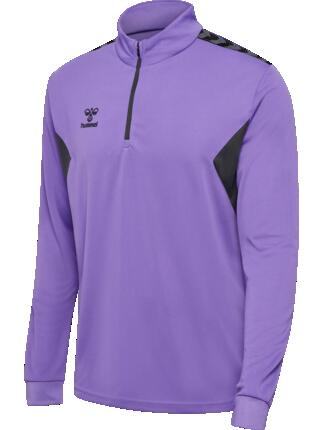 hummel Half Zip Sweatshirt Herren aus Polyester — DAHLIA PURPLE/ASPHALT