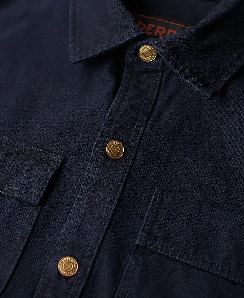 superdry Surplus Canvas Overshirt in cotone 5/7