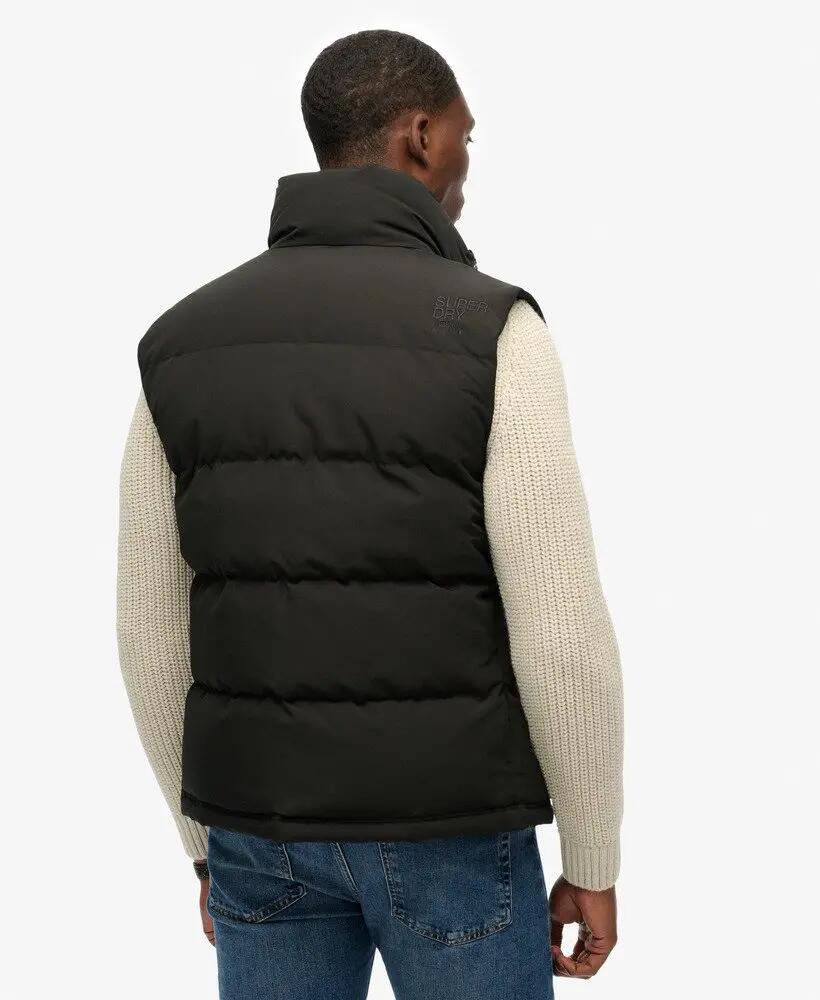 superdry Gilet Everest sem capuz — acolchoado, preto 5/7