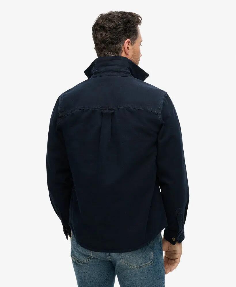 superdry Surplus Canvas Overshirt in cotone 4/7