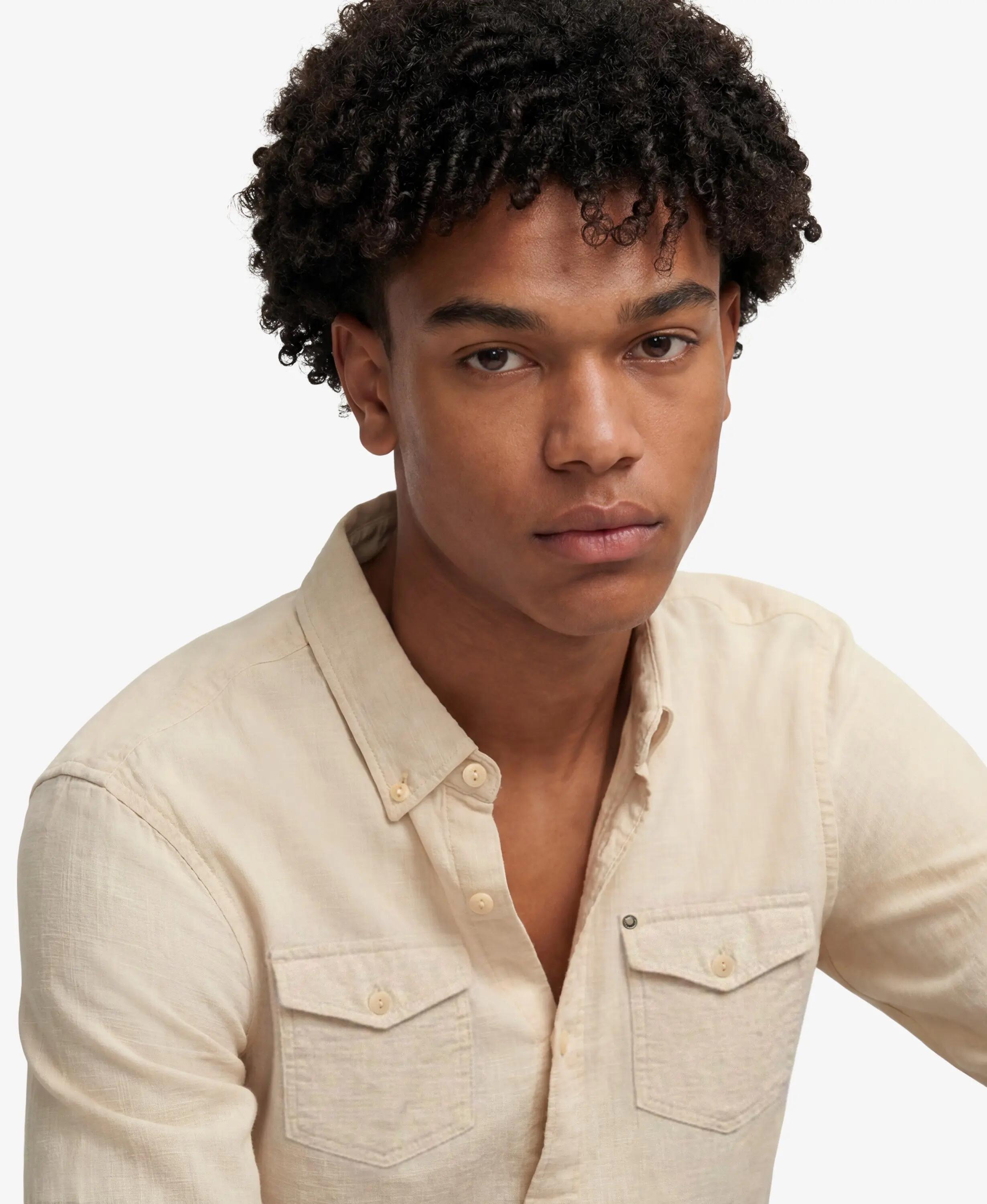 superdry Camisa The Merchant Store- Lite manga comprida 100% algodão 4/5