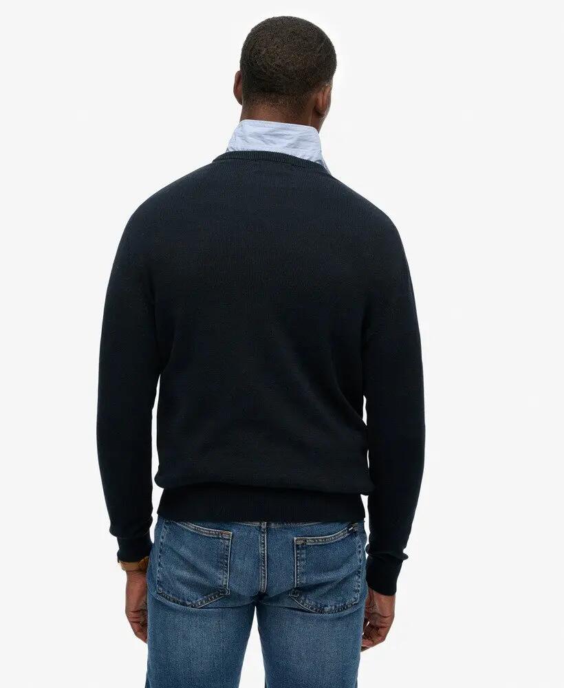 superdry Essentials Cotton Jumper – maglione in cotone bio, vestibilità relaxed 5/6