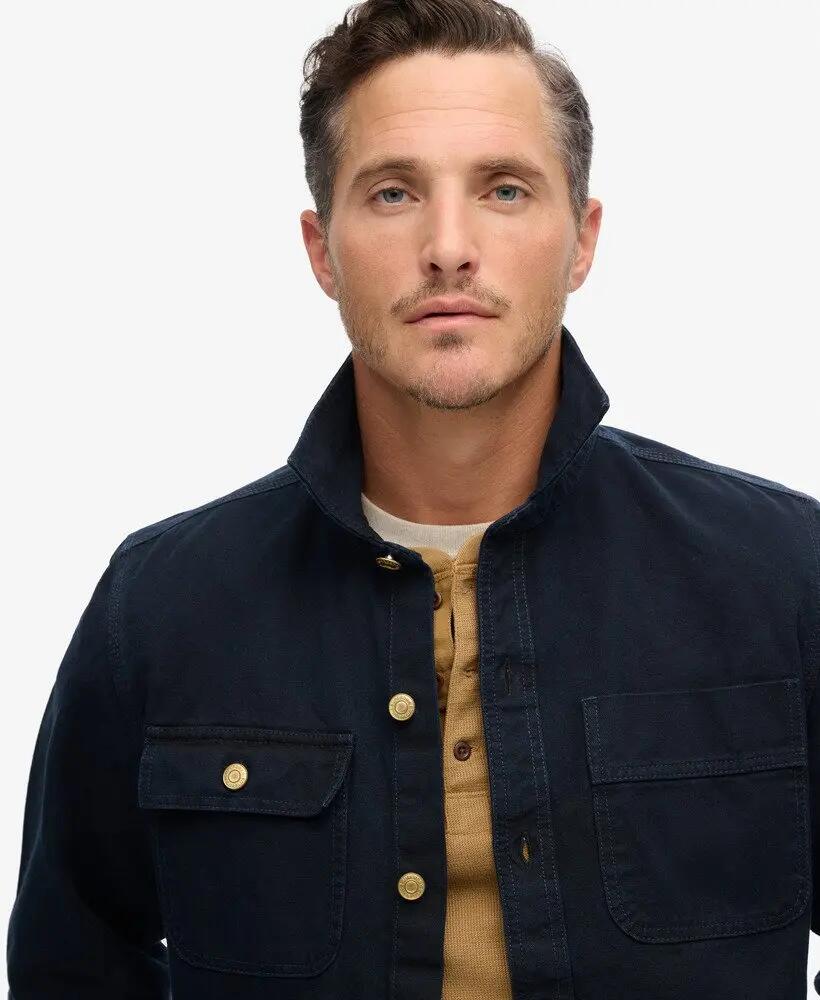 superdry Surplus Canvas Overshirt in cotone 3/7