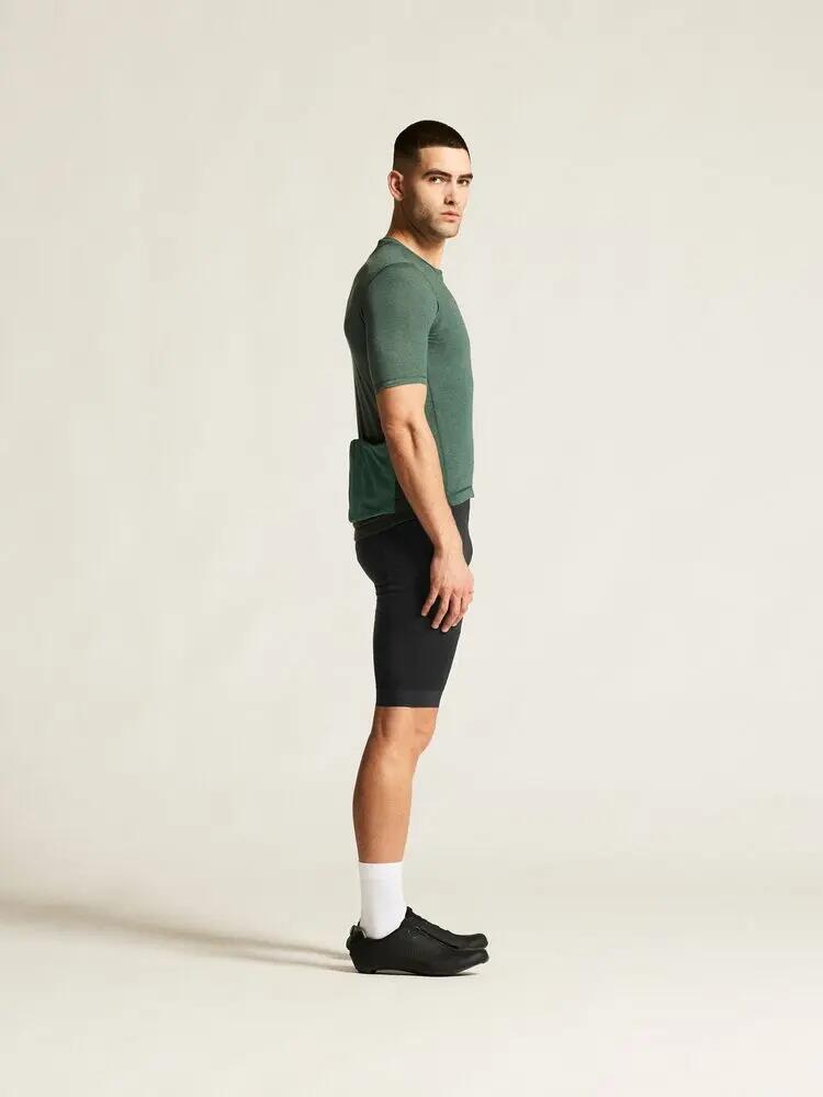 craft Maillot Everyday Wool SS Jersey M – Mélange Atlantic, coupe régulière 7/7