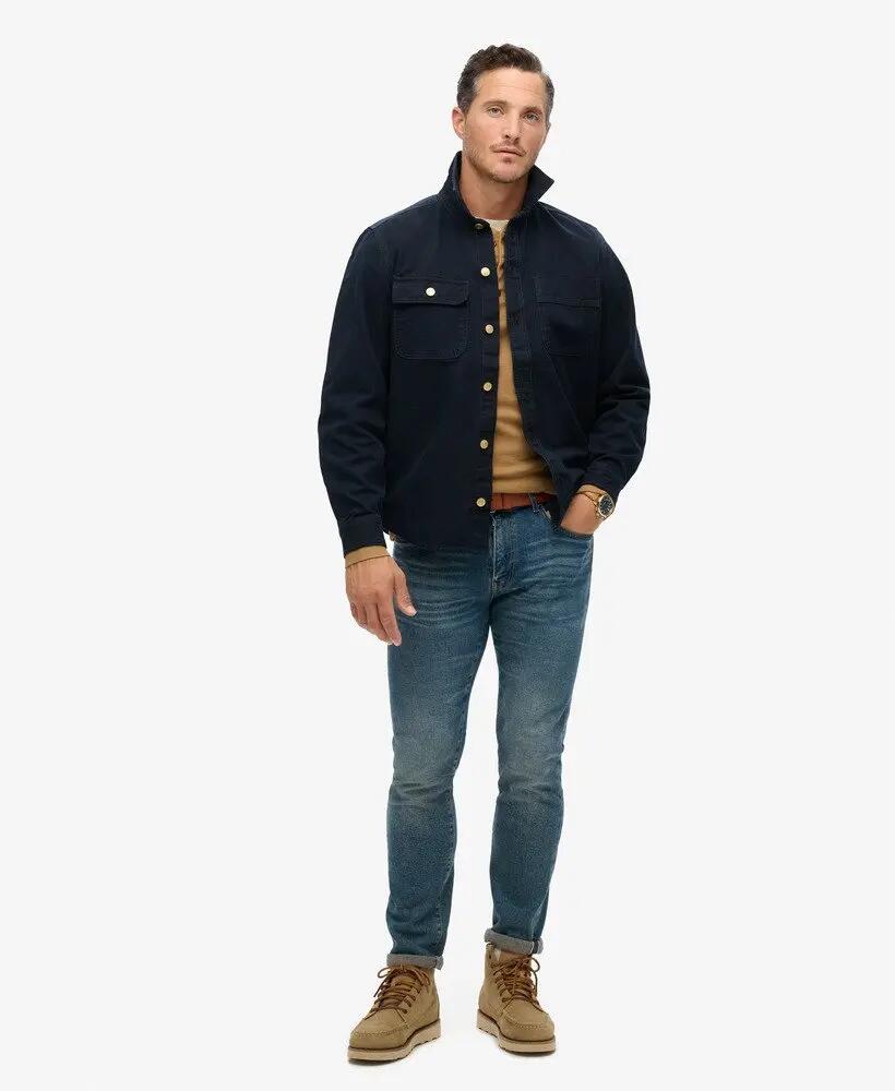 superdry Surplus Canvas Overshirt in cotone 2/7