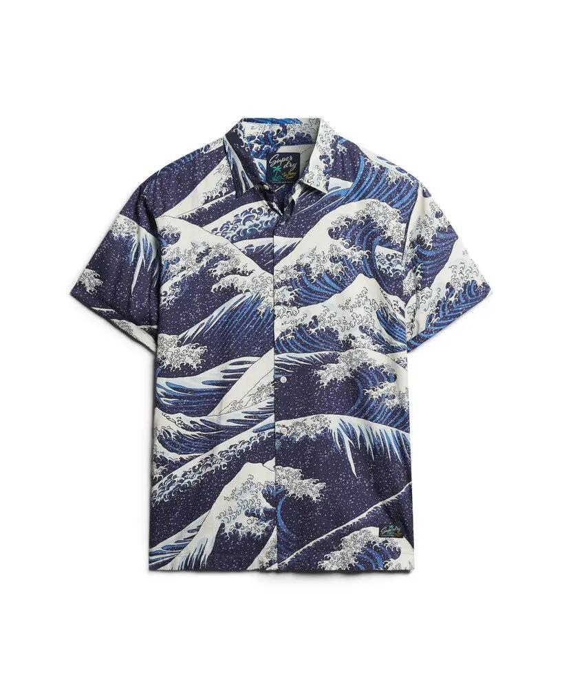 superdry Kurzarm-Hawaiihemd The Great Wave 7/7