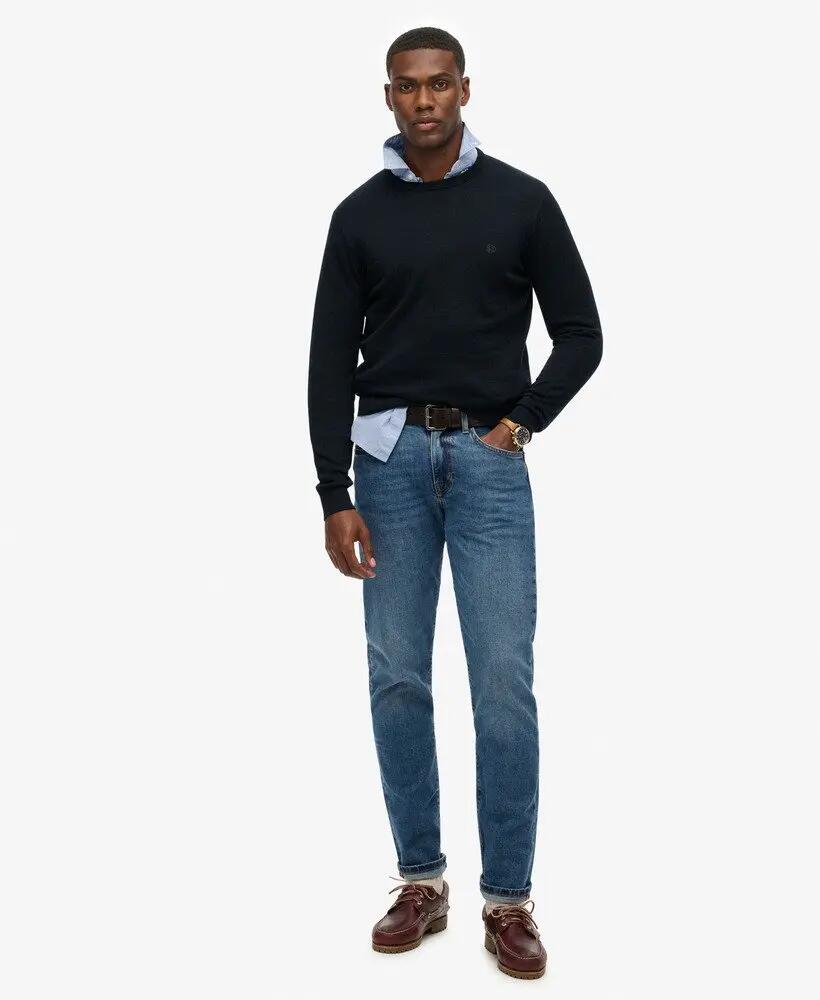 superdry Essentials Cotton Jumper – maglione in cotone bio, vestibilità relaxed 3/6