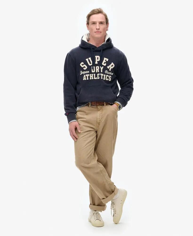 superdry Vintage Athletic Hoodie – 100% algodão 2/7