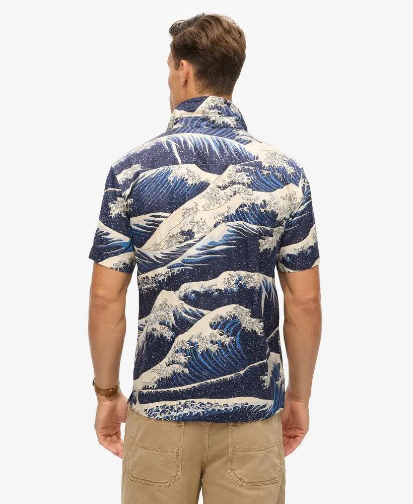 superdry Kurzarm-Hawaiihemd The Great Wave 4/7