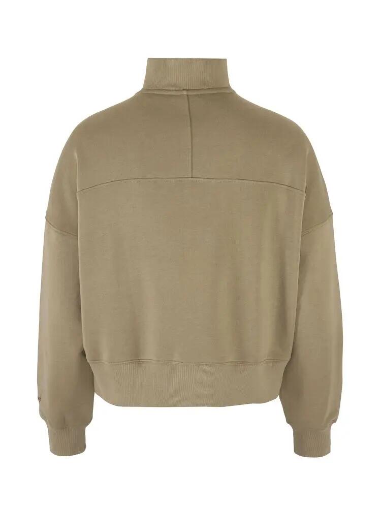 craft Frequent HZ Sweatshirt W — meio-zip em algodão orgânico, corte relaxed 3/7