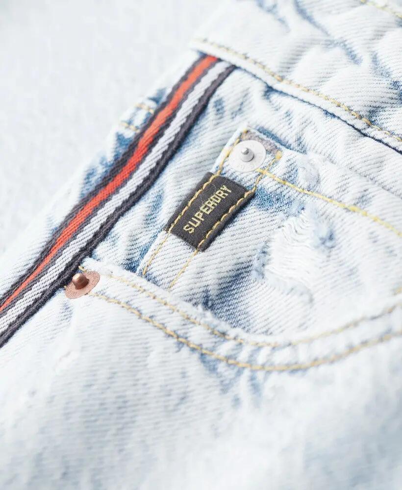 superdry Jeans a vita media gamba ampia con doppio nastro 5/6
