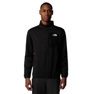 Giacca In Pile Stemma Cerniera Su Intera Lunghezza Uomo The North Face Nero