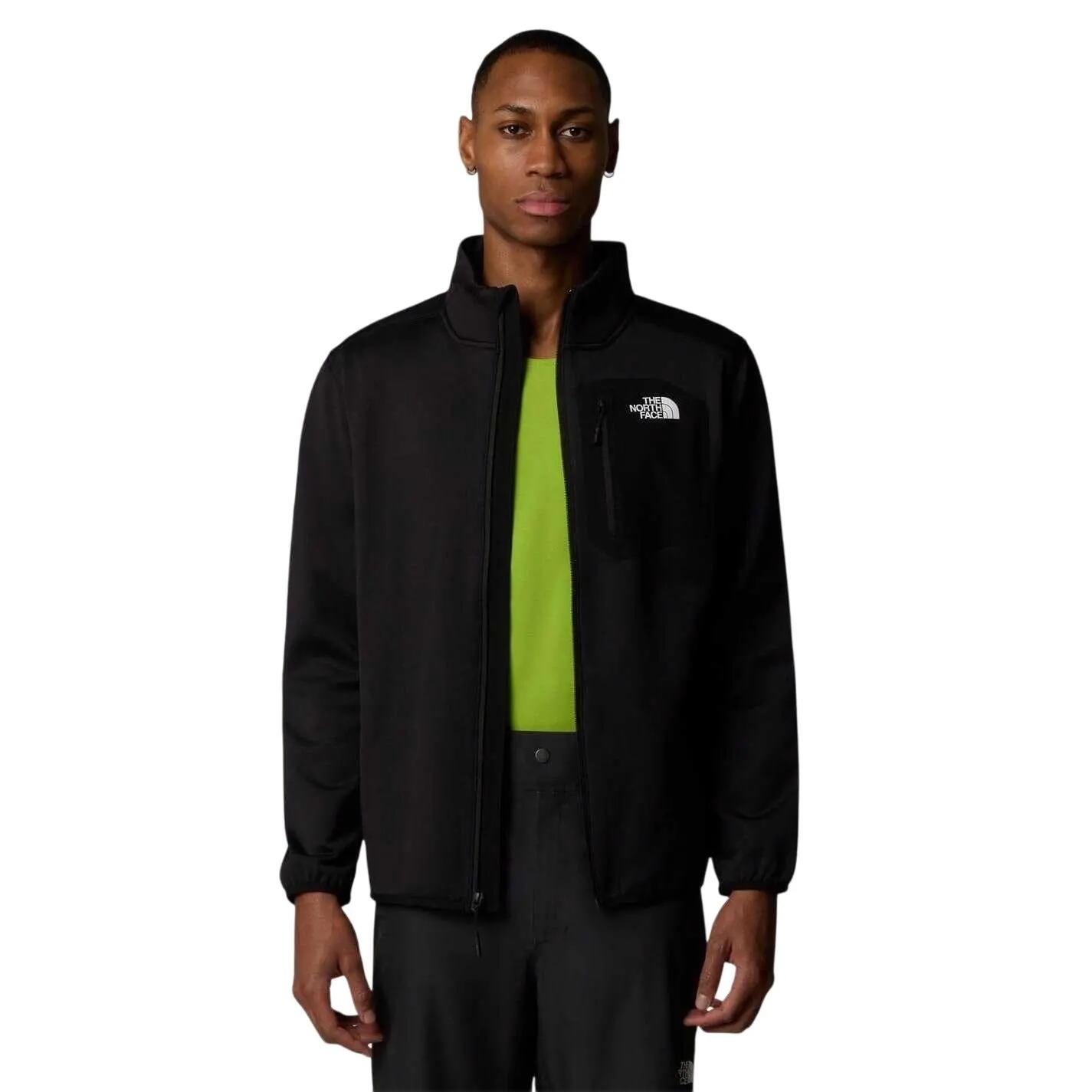 Veste Polaire Motif/style Emblème Homme (Noir) 4/5