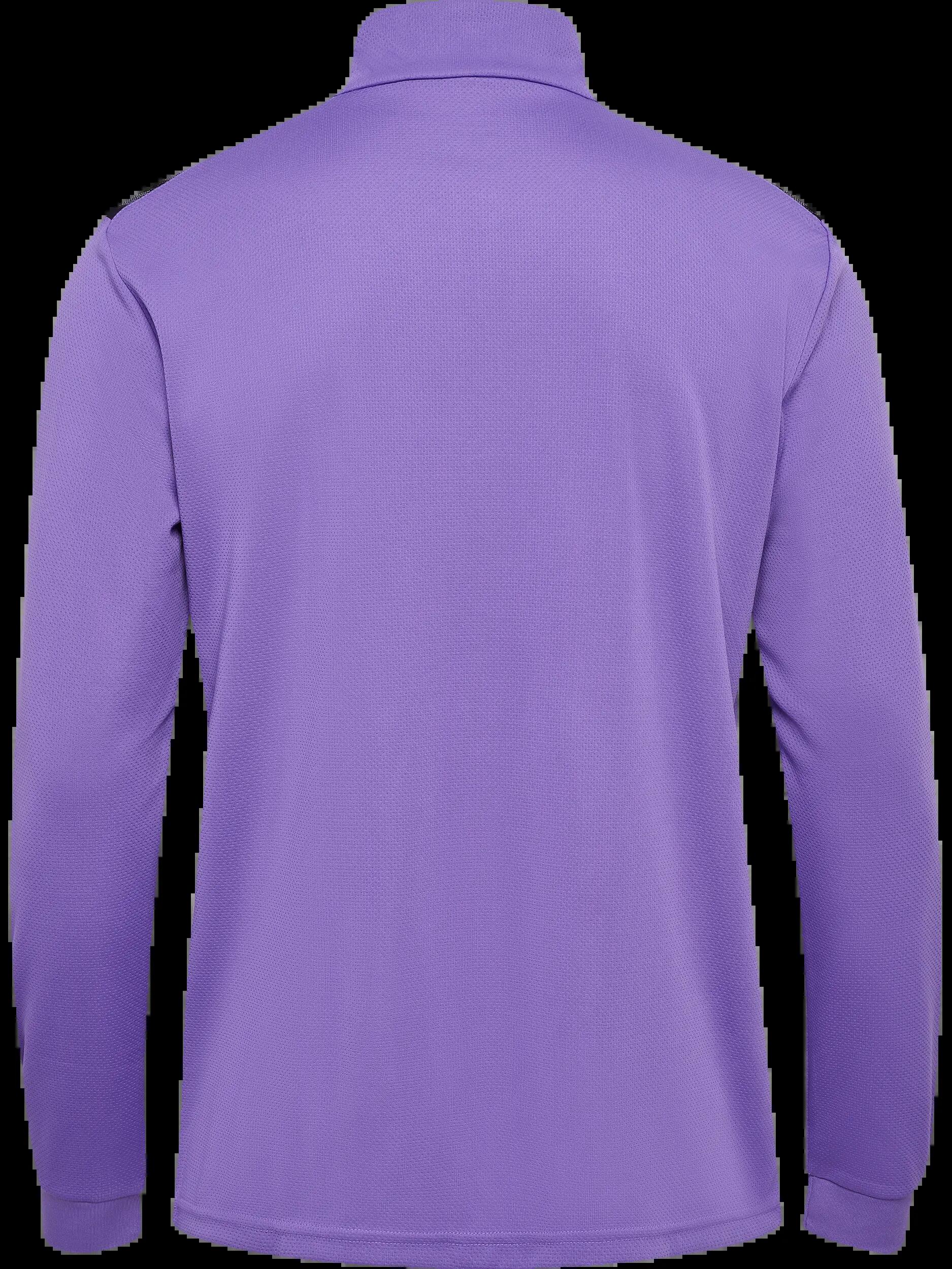 hummel Half Zip Sweatshirt hombre en poliéster DAHLIA PURPLE/ASPHALT 2/6