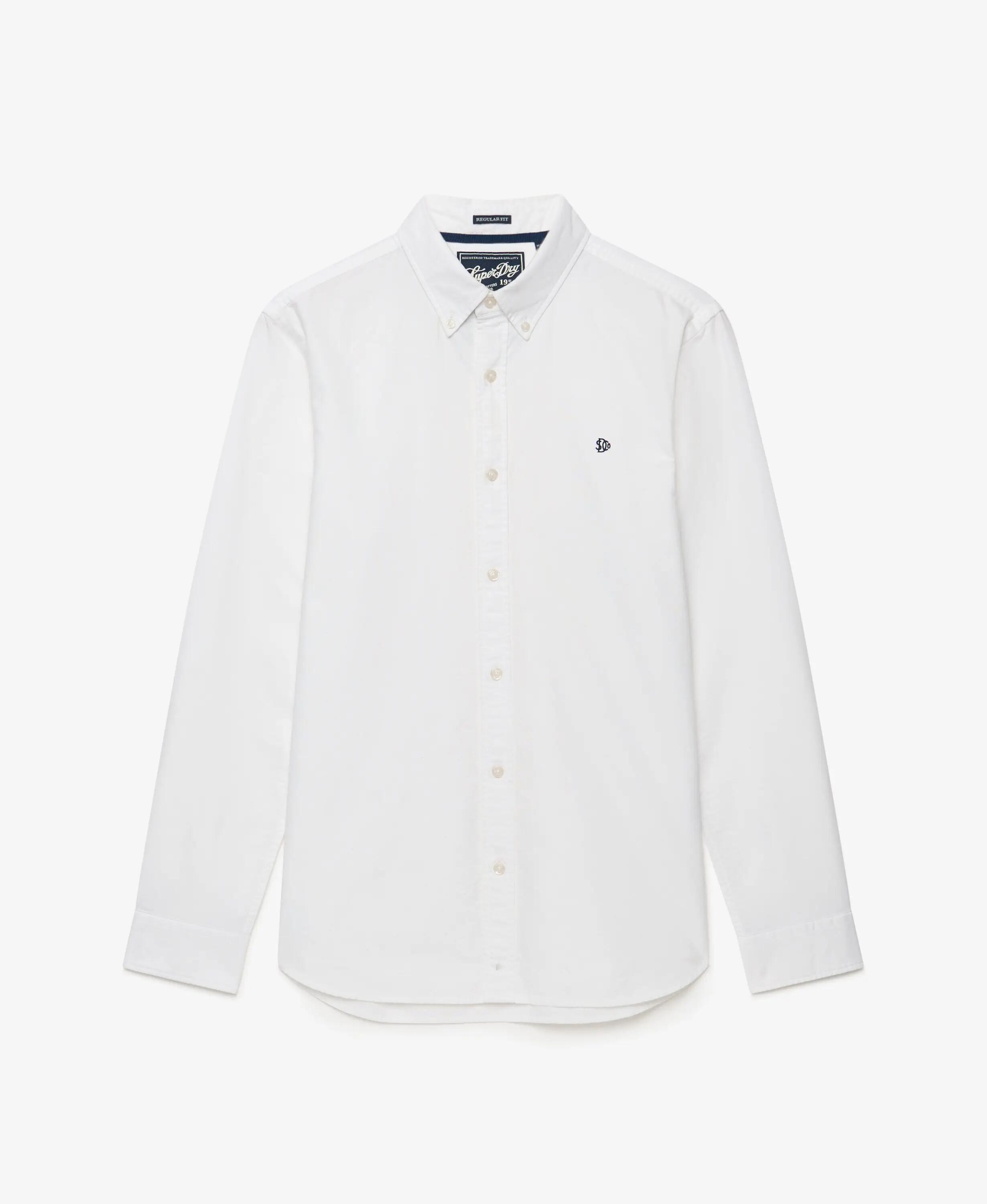 superdry Camisa Classic Oxford manga larga en algodón orgánico 7/7
