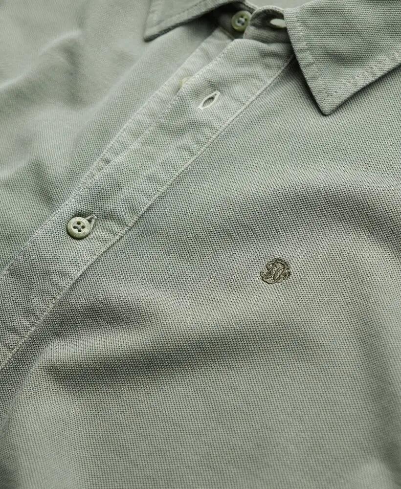 superdry Vintage Destroy Pique Ls Shirt - 100% bawełna, klasyczny krój 5/6
